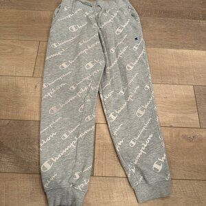 CHAMPION YOUTH GIRLS LARGE GRAY JOGGERS